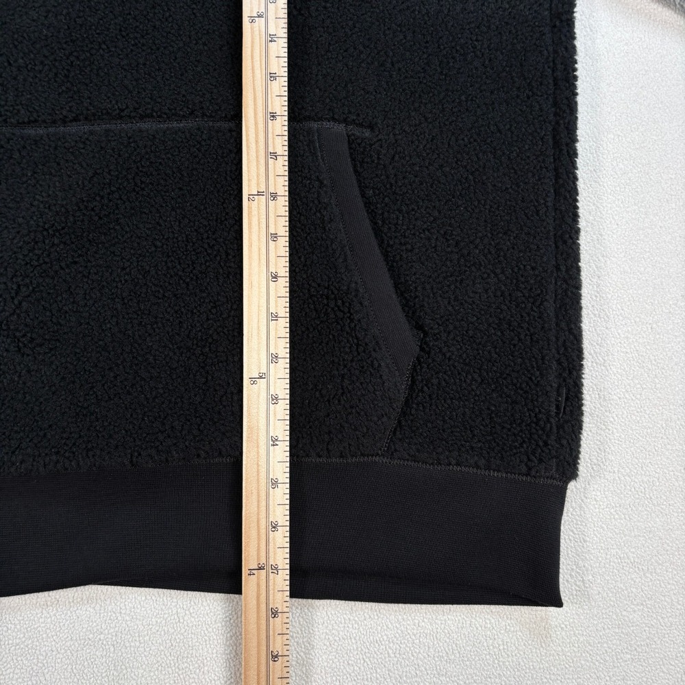 American Eagle Sherpa Hoodie Men's M Colorblock Fleece Pocket Drawstring - Picture 10 of 15